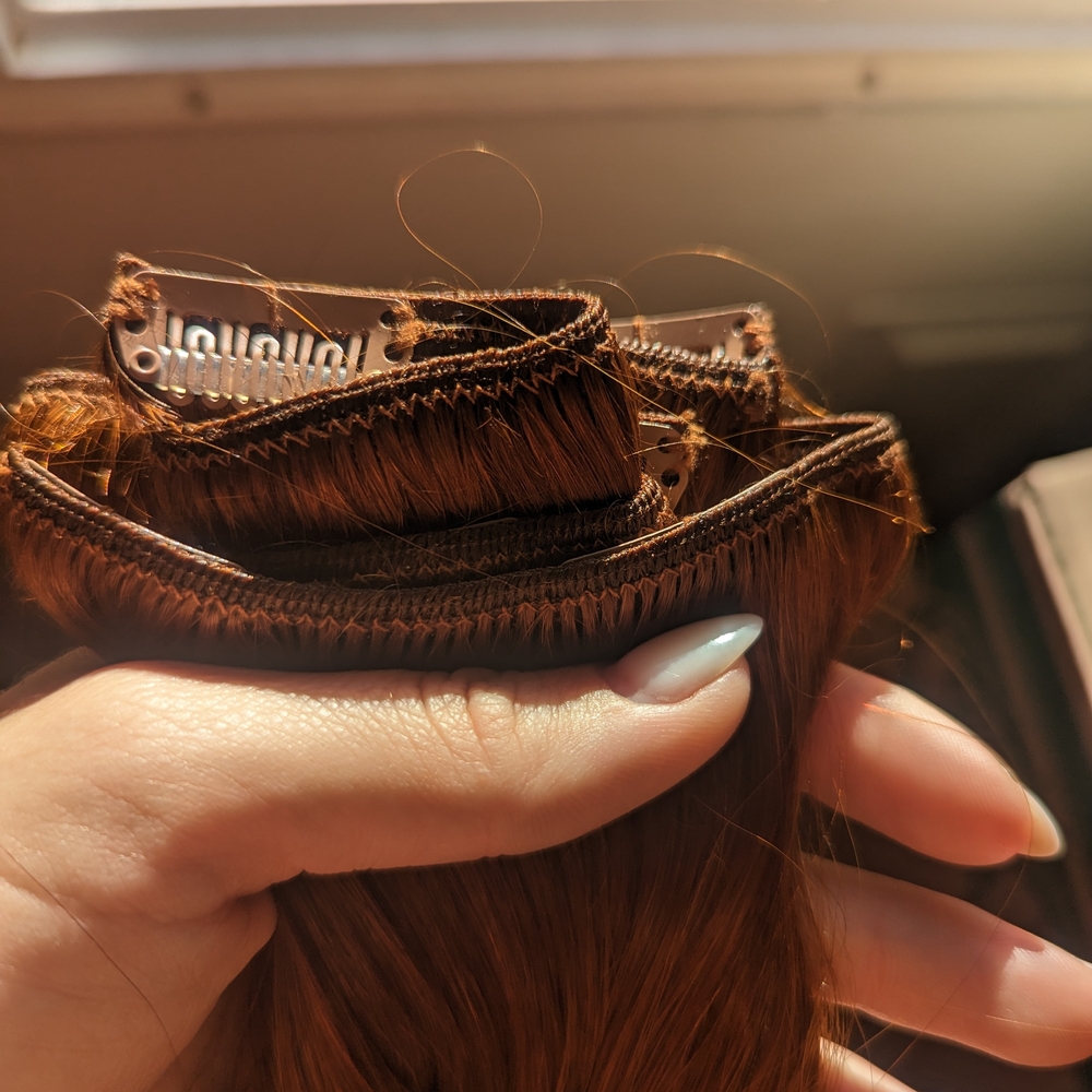 Goo Goo COPPER Hair Extensions 18" - Picture 5 of 8